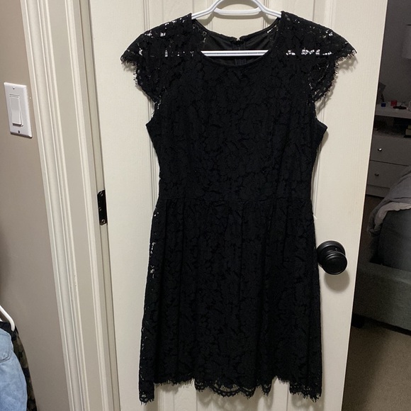 Kensie Little Black Lace Dress - Picture 4 of 5